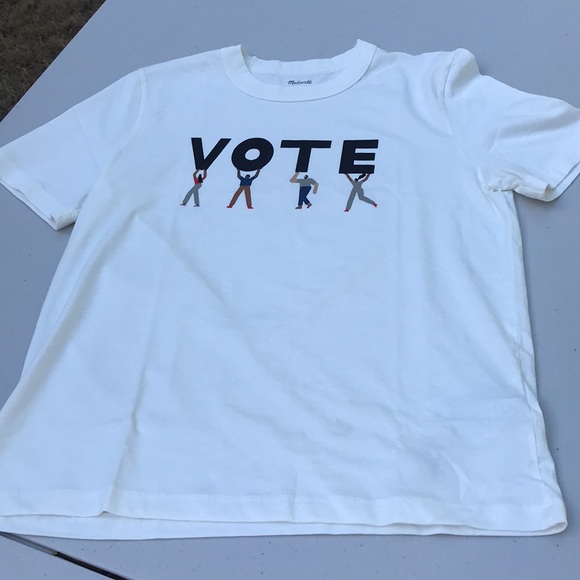 🆕Madewell VOTE Tees Made in USA New NWT - Picture 7 of 13